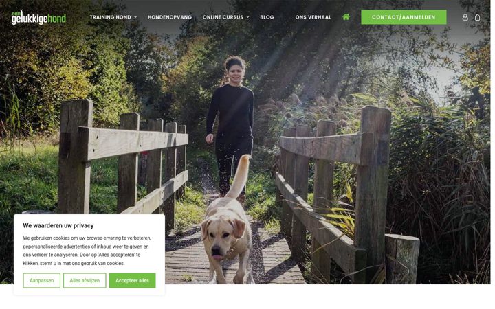 Screenshot of eengelukkigehond.nl