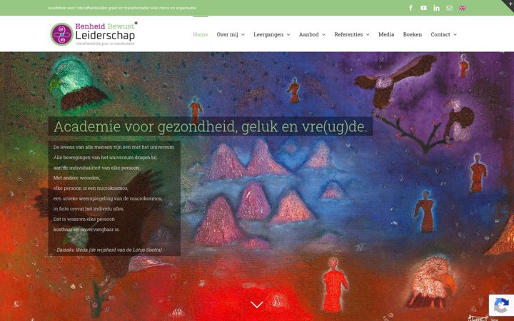 Screenshot of eenheidbewustleiderschap.nl