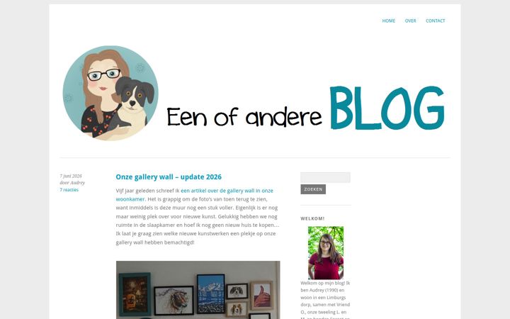 Screenshot ta' eenofandereblog.nl