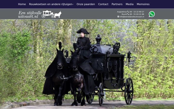 Screenshot of eenstijlvolleuitvaart.nl