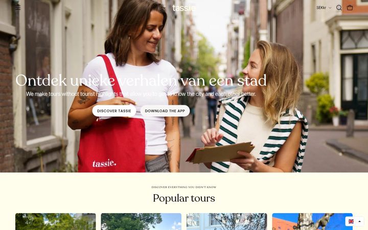 Screenshot of eentassie.com