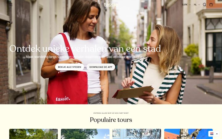 Screenshot ta' eentassie.nl