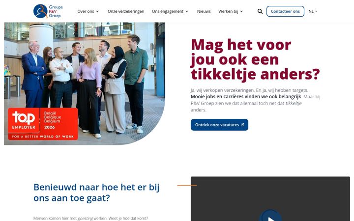 Screenshot of eentoffejob.be
