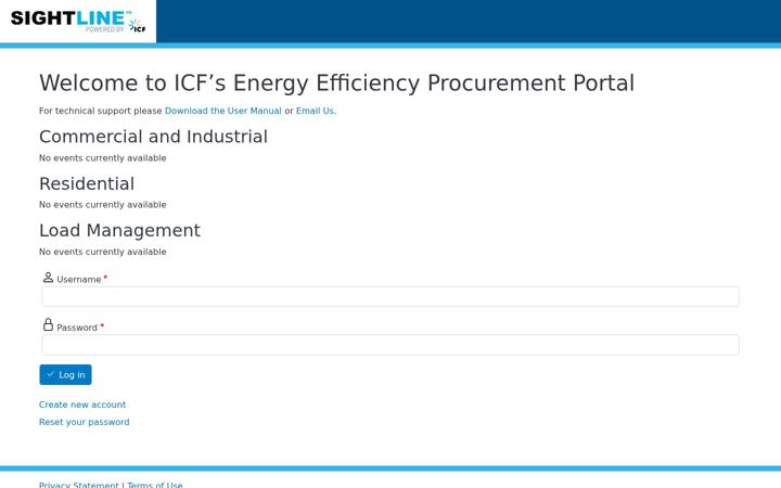 Screenshot of eeprocurementportal.com