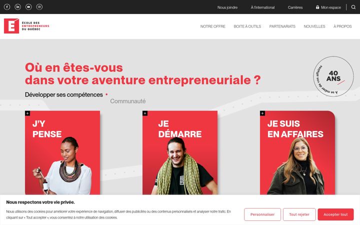 Screenshot of eequebec.com
