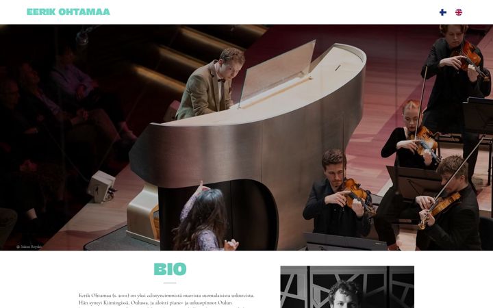 Screenshot of eerikohtamaa.com