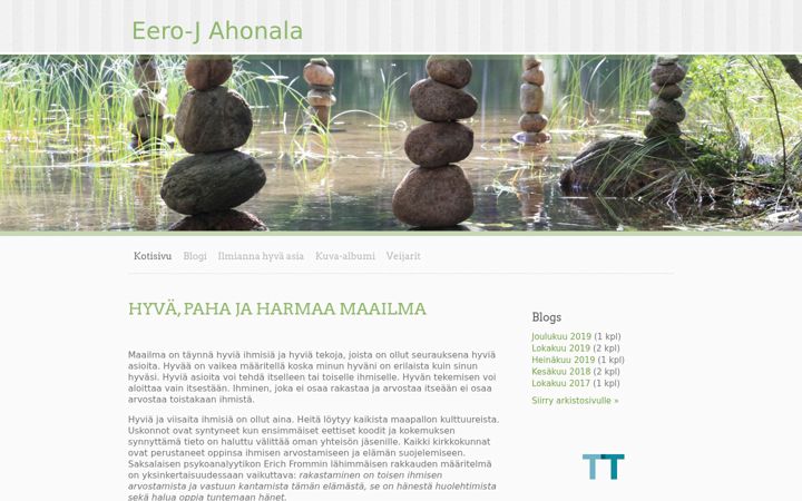 Captura de pantalla de eerojahonala.fi