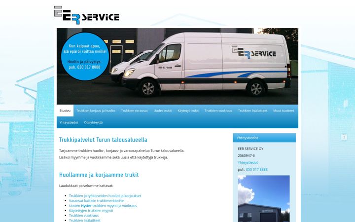 Captura de pantalla de eerservice.fi