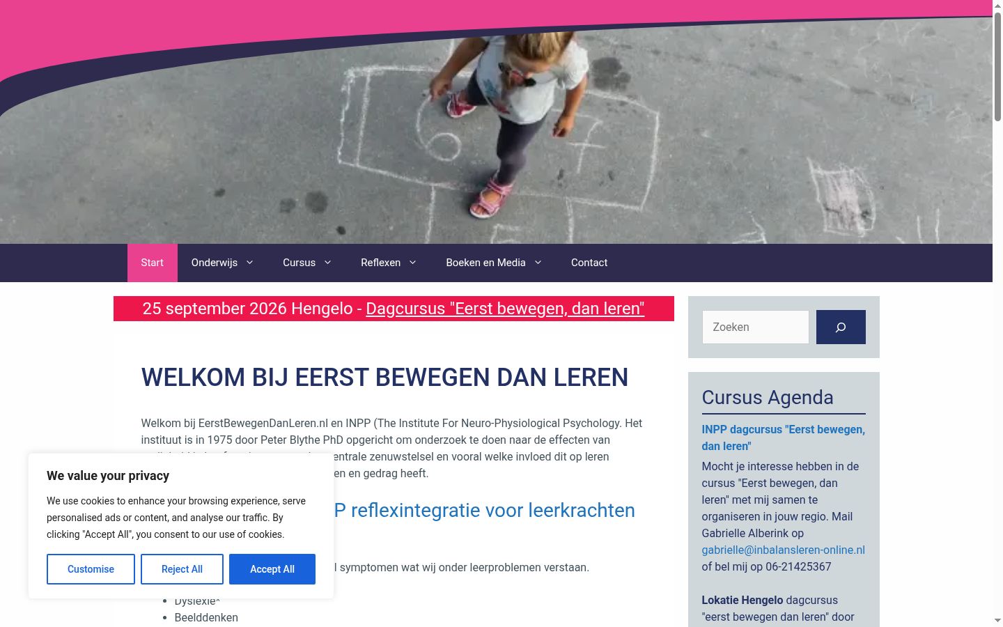 Screenshot tal-banner tal-kunsens muri qabel kwalunkwe interazzjoni