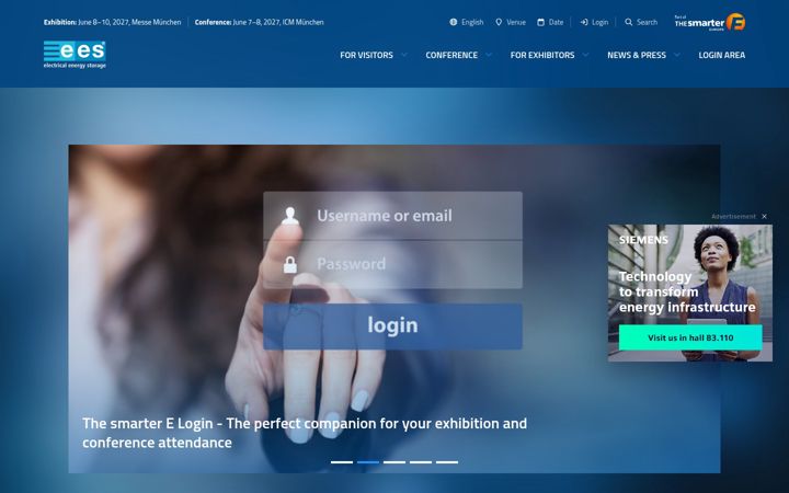 Screenshot of ees-europe.com