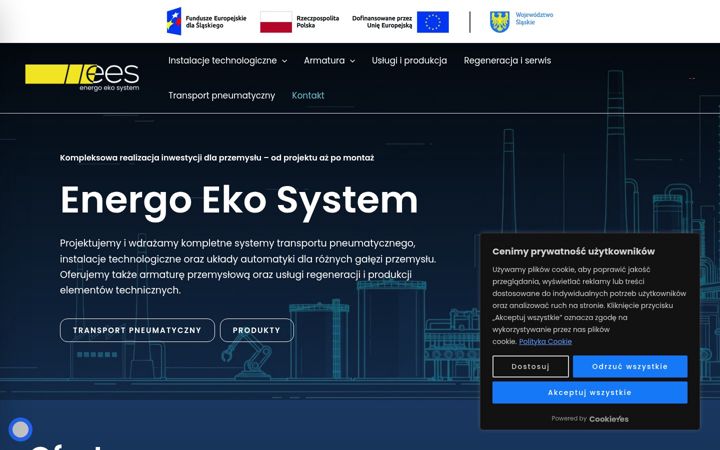 Snímek obrazovky ees.com.pl