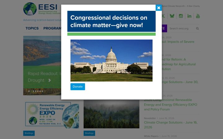 Screenshot van eesi.org