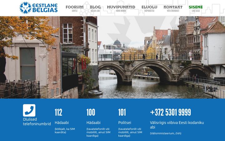 Screenshot of eestlane.be