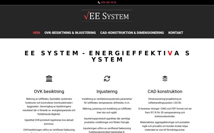 Screenshot of eesystem.se