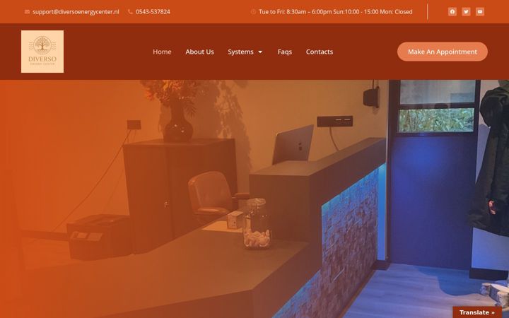 Screenshot of eesystemsnederland.eu