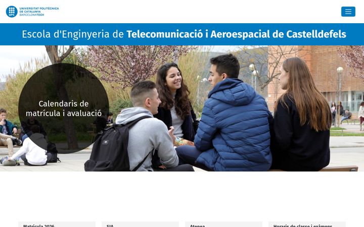 Ekraanipilt saidist eetac.upc.edu