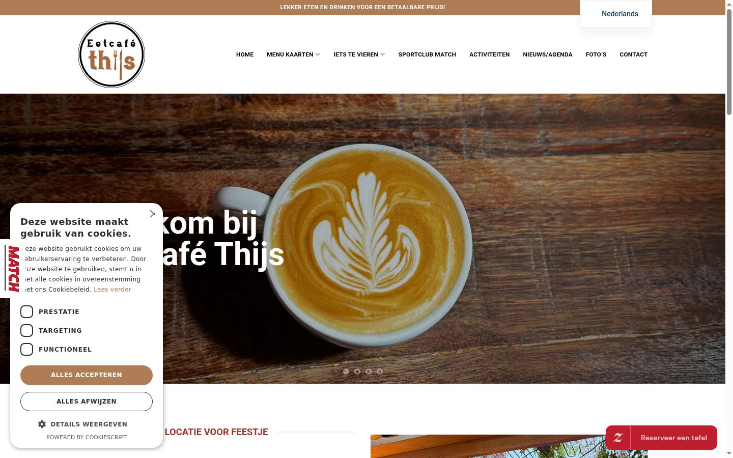 Screenshot tal-banner tal-kunsens muri qabel kwalunkwe interazzjoni