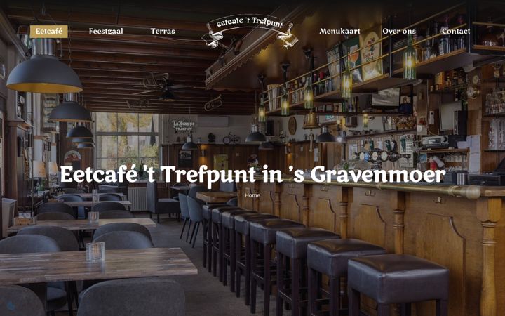 Screenshot ta' eetcafe-trefpunt.nl