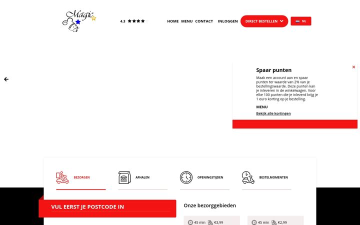 Screenshot of eethuismagic.nl