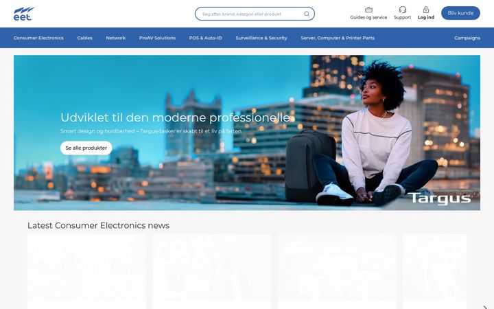 Screenshot of eetretail.com