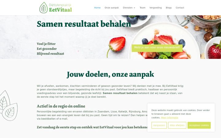 Screenshot ta' eetvitaal.nl