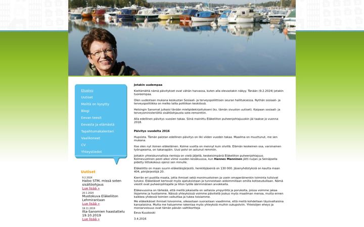 Captura de pantalla de eevakuuskoski.fi