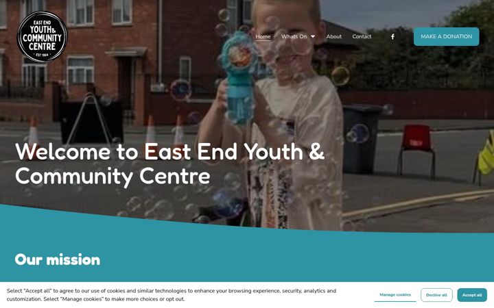 Screenshot of eeycc.org.uk