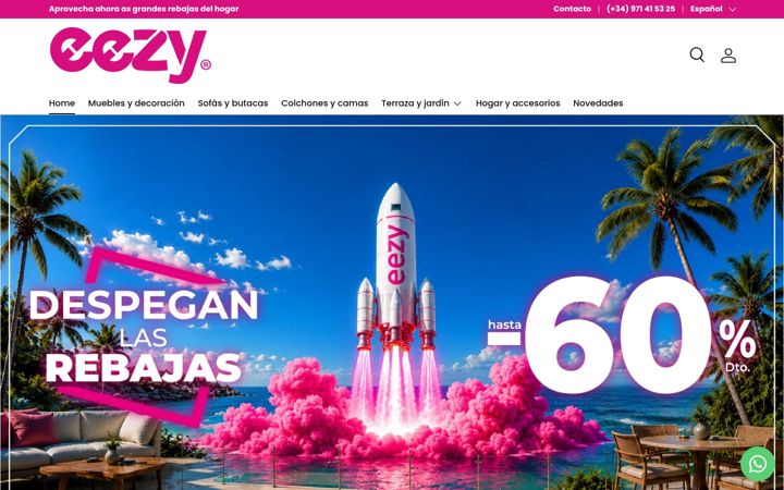 Screenshot of eezydescanso.es