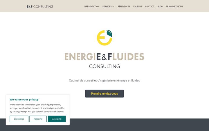 Screenshot of ef-consulting.com