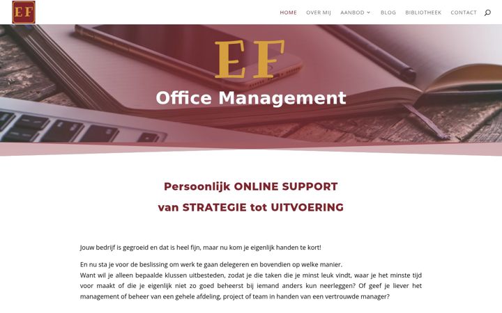 Screenshot of ef-officemanagement.com