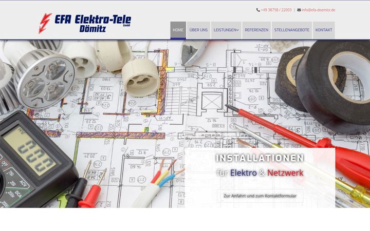 Ekrano kopija efa-doemitz.de