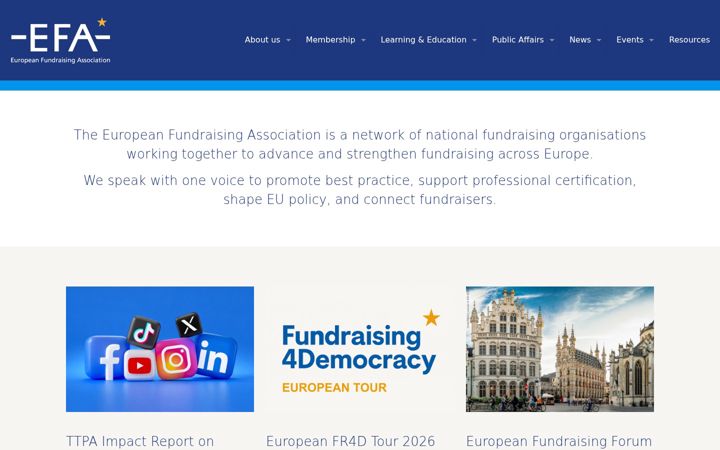 Snímek obrazovky efa-net.eu