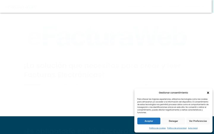 Zrzut ekranu efacturaweb.es