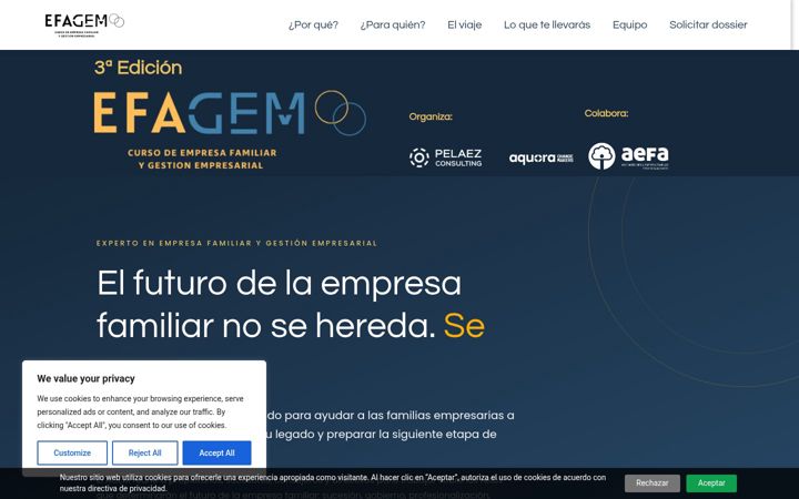 Screenshot of efagem.com