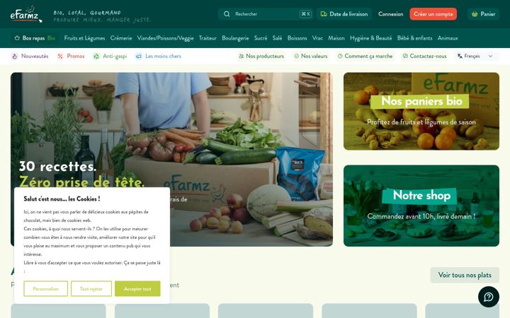 Screenshot of efarmz.be