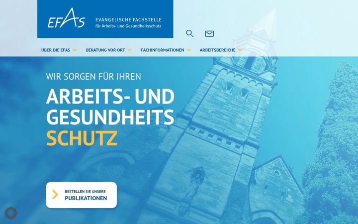 Ekrano kopija efas-online.de