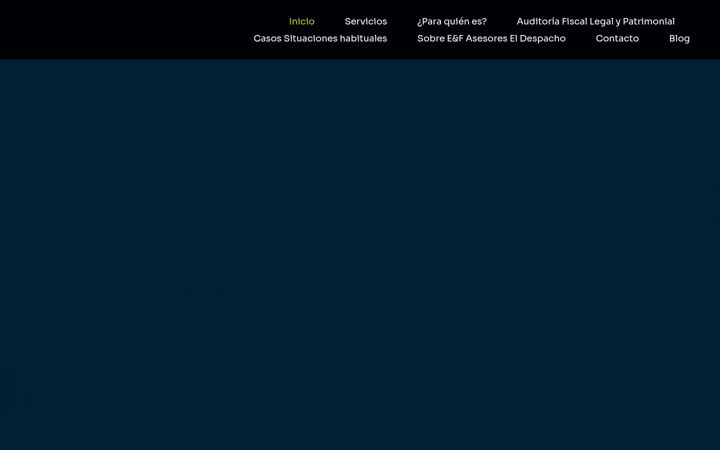 Screenshot of efasesores.com
