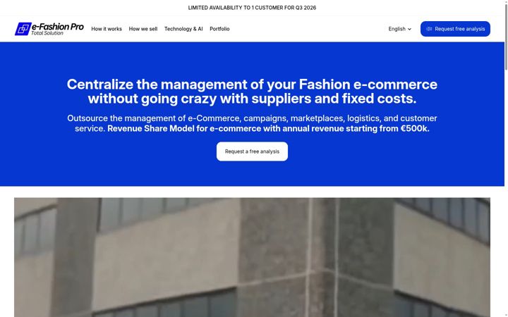 Screenshot of efashionpro.com