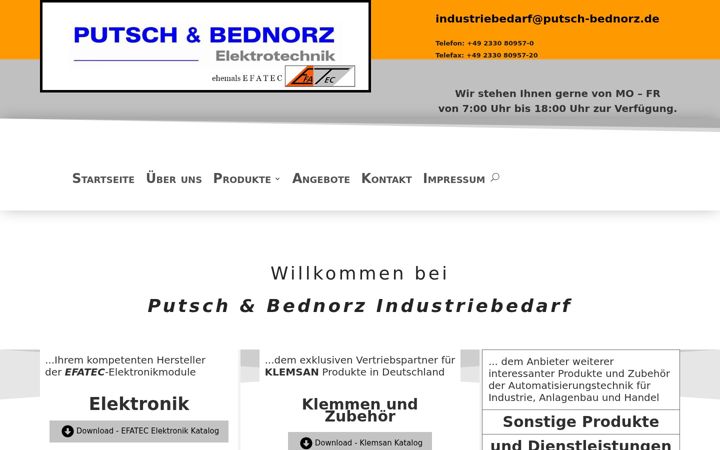 Screenshot of efatec-technik.de