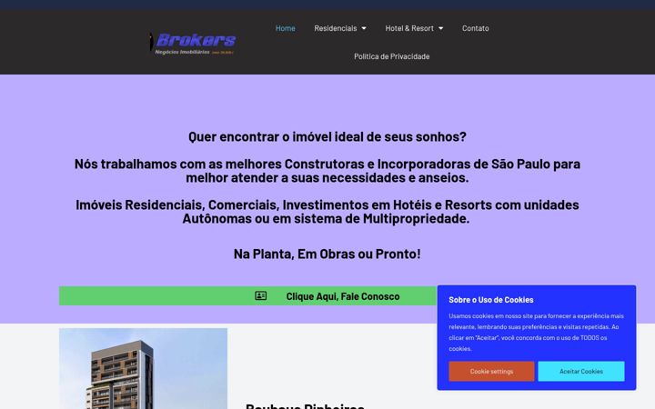 Skærmbillede af efbrokers.com.br