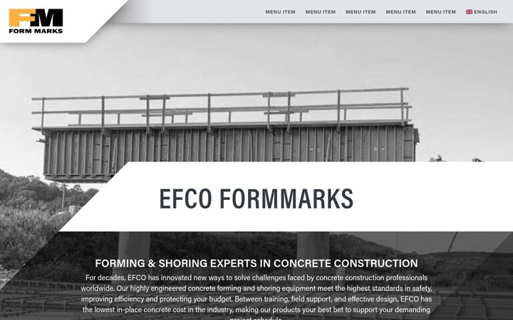 Screenshot of efcoformmarks.com