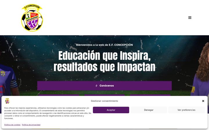 Screenshot of efconcepcion.com