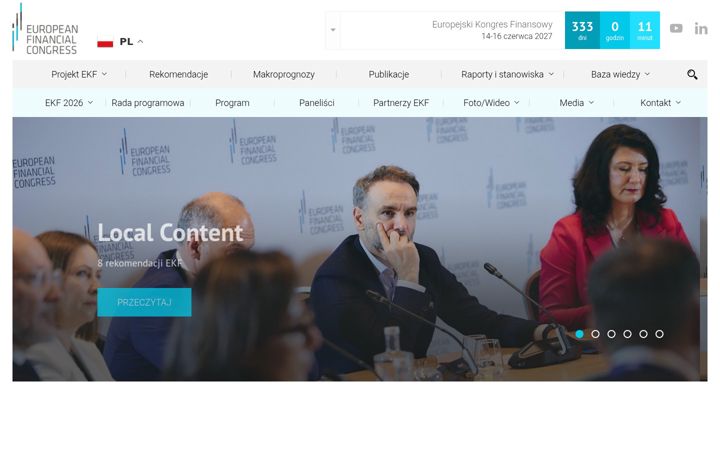 Screenshot of efcongress.com