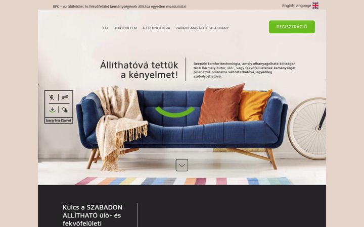 Ekrānuzņēmums no efctechnologies.com