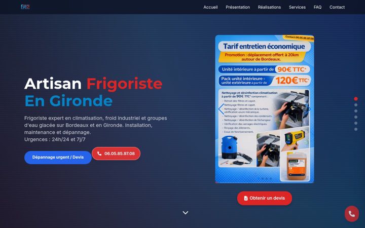 Screenshot of efcvc.com