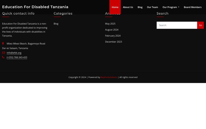 Screenshot of efdt.org