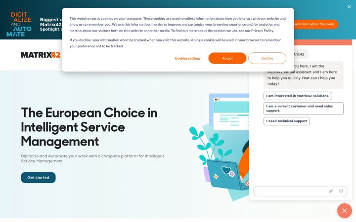 Screenshot of efecte.com