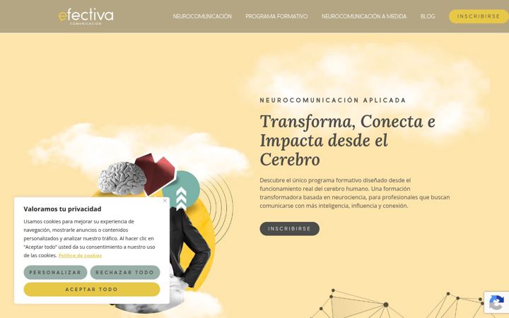 Screenshot of efectivacomunicacion.com
