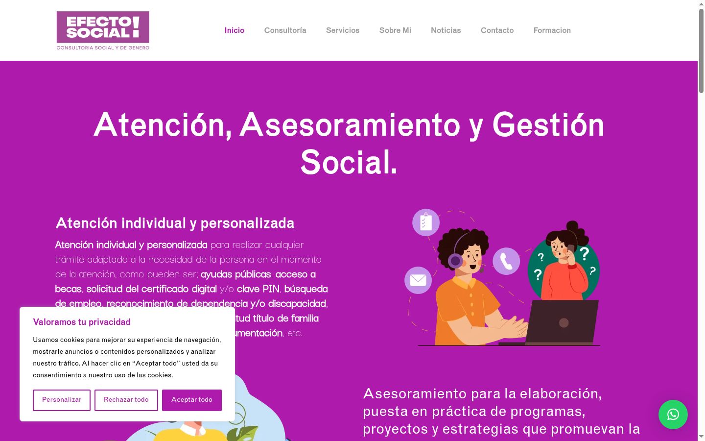Screenshot tal-banner tal-kunsens muri qabel kwalunkwe interazzjoni