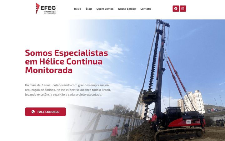 Skærmbillede af efeg.com.br